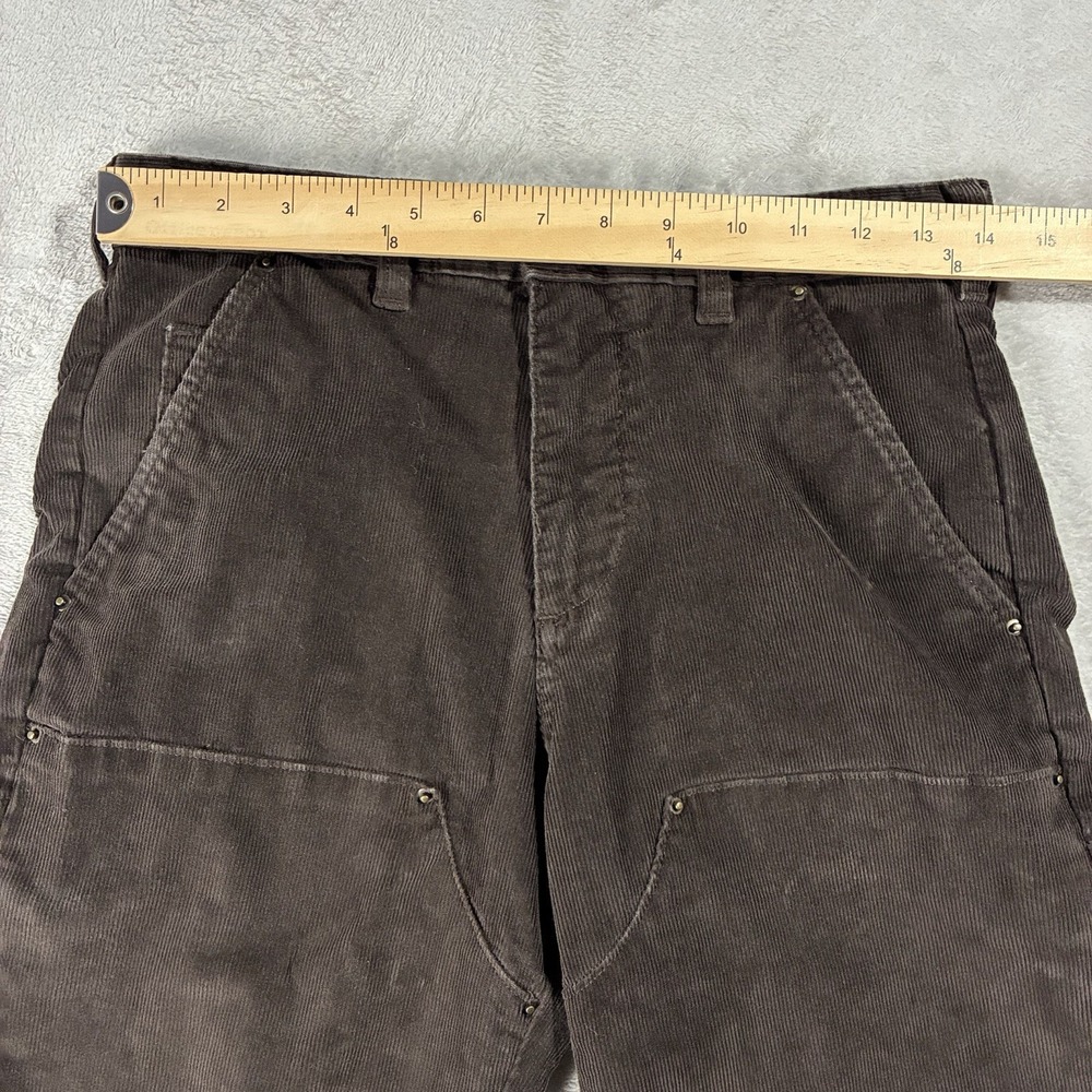 GAP Corduroy Carpenter Pant Chocolate Brown Women's 28 Dark Academia 90s Grunge - Picture 5 of 8